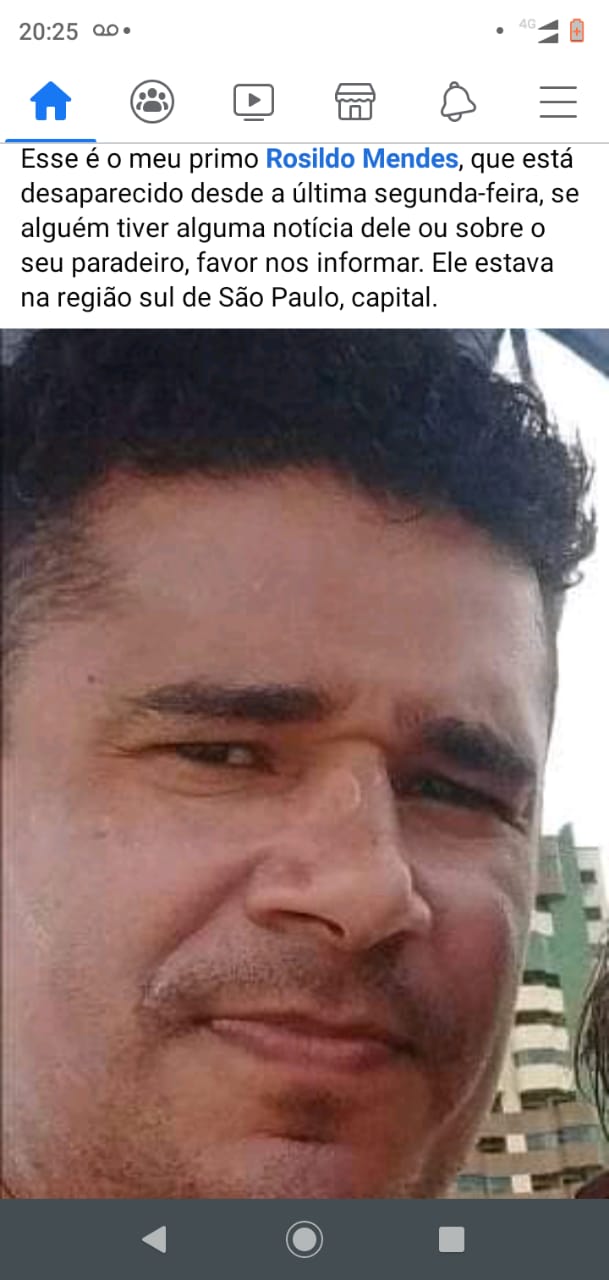 Filho de São João da Serra está desaparecido em São Paulo - Imagem 1
