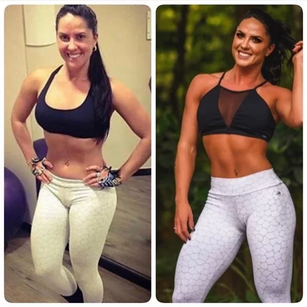 Graciele Lacerda faz antes e depois do corpo: 'Era falsa magra'; fotos - imagem 26859