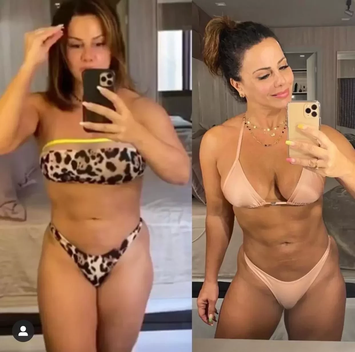 Viviane Araújo mostra antes e depois de detox de um mês; fotos - imagem 27477
