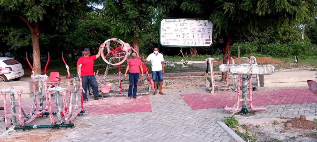 A praça é nossa em Monsenhor Gil. Comunidade Bom Lugar ganha uma das 09 praças em execução - Imagem 6