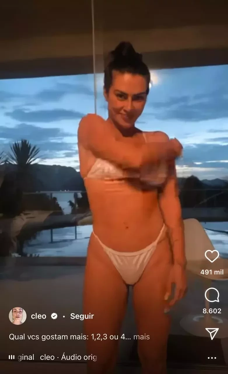 Cleo mostra coleção de roupas íntimas e ganha elogios por boa forma - imagem 31828