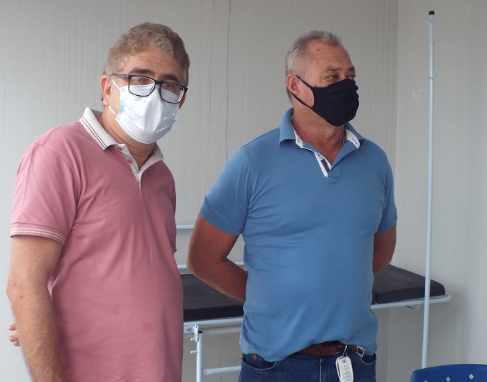 Milton Brandão: Inaugura Centro de Atendimento a Covid-19 com vacinação para 29 funcionários da saúde - Imagem 16