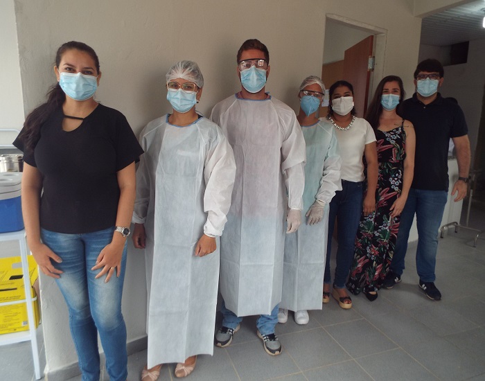 Milton Brandão: Inaugura Centro de Atendimento a Covid-19 com vacinação para 29 funcionários da saúde - Imagem 17