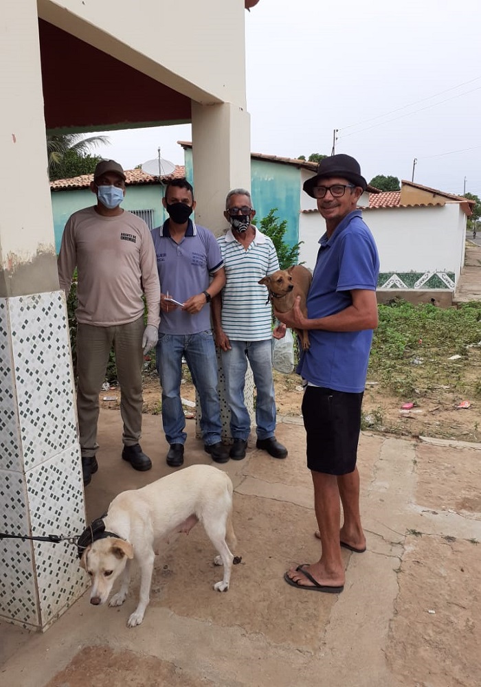 Milton Brandão: Município realiza campanha de vacinação antirrábica que seria em novembro de 2020 só agora está sendo realizada - Imagem 1