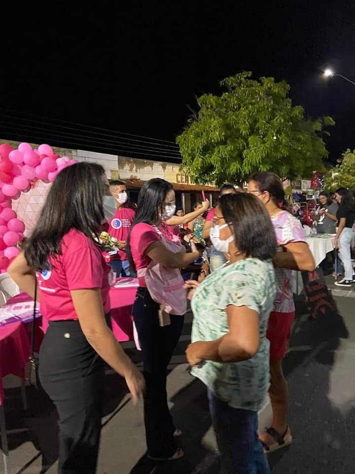Outubro Rosa é lembrado em Monsenhor Gil pela equipe da Secretaria de Saúde - Imagem 2