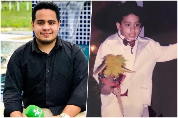 Helder Felipe quando criança