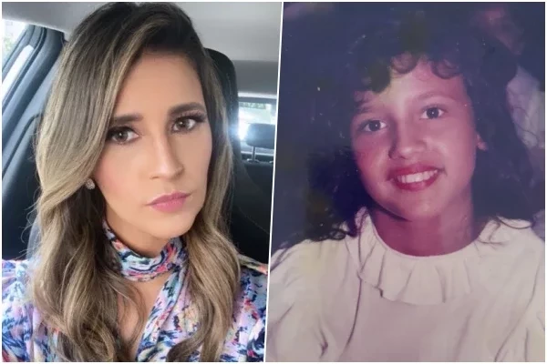 Liana Paiva quando criança