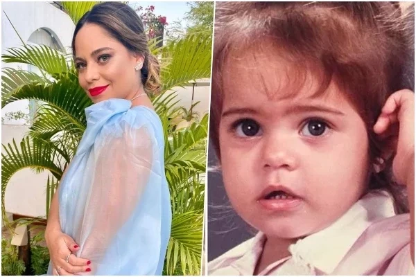 Raquel Dias quando criança