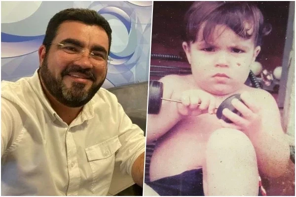 Luiz Fortes quando criança 