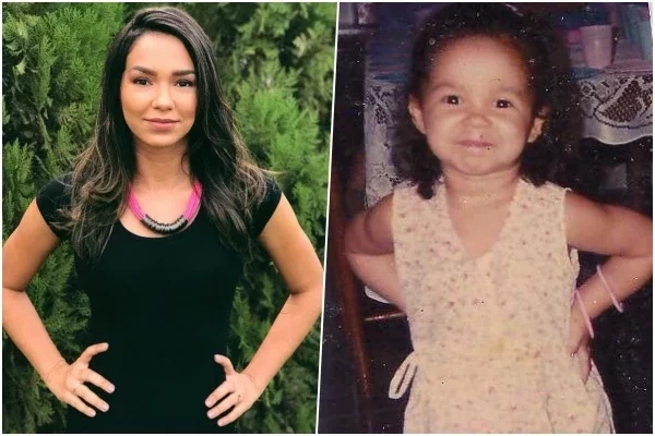 Mayara Dias quando criança 