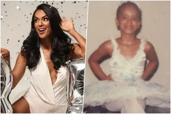 Stefhania Fernandes  quando criança