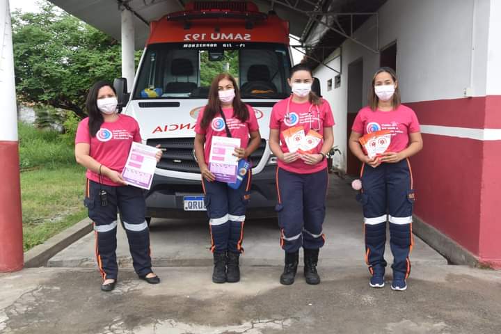 SAMU de Monsenhor Gil realiza evento alusivo ao Outubro Rosa - Imagem 1