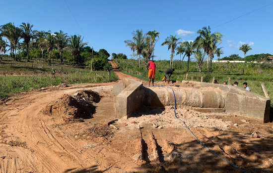 Prefeitura inicia obra para instalação de um Sistema de Escoamento de Água