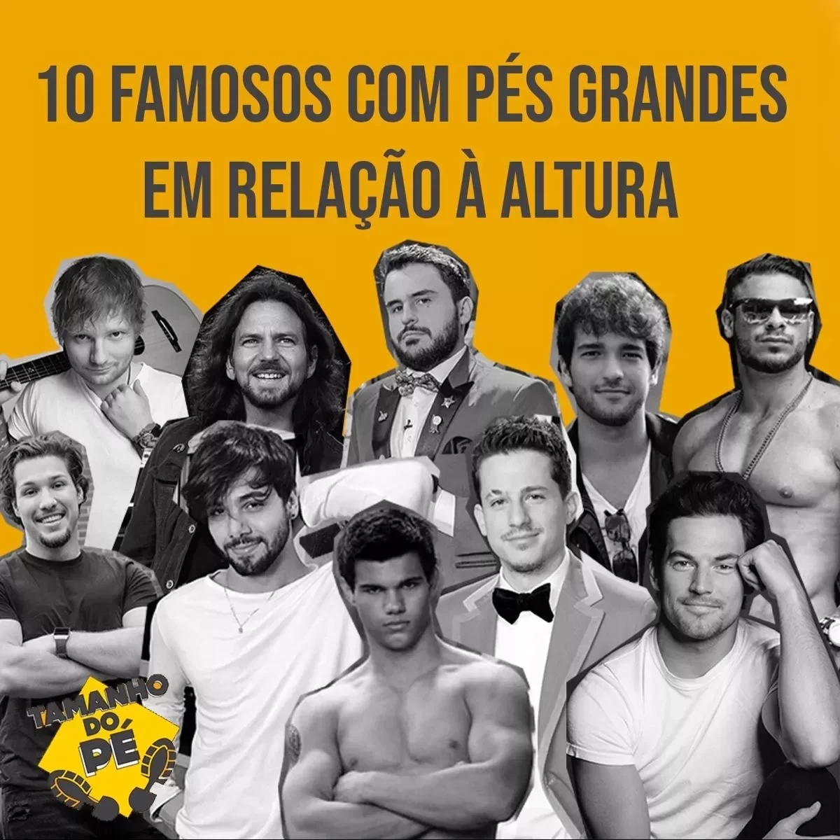 Conheça a lista dos famosos com pés grandes em relação á sua altura - imagem 56812