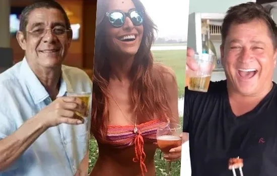 Fim de semana vem aí! Veja os famosos apaixonados por uma cervejinha