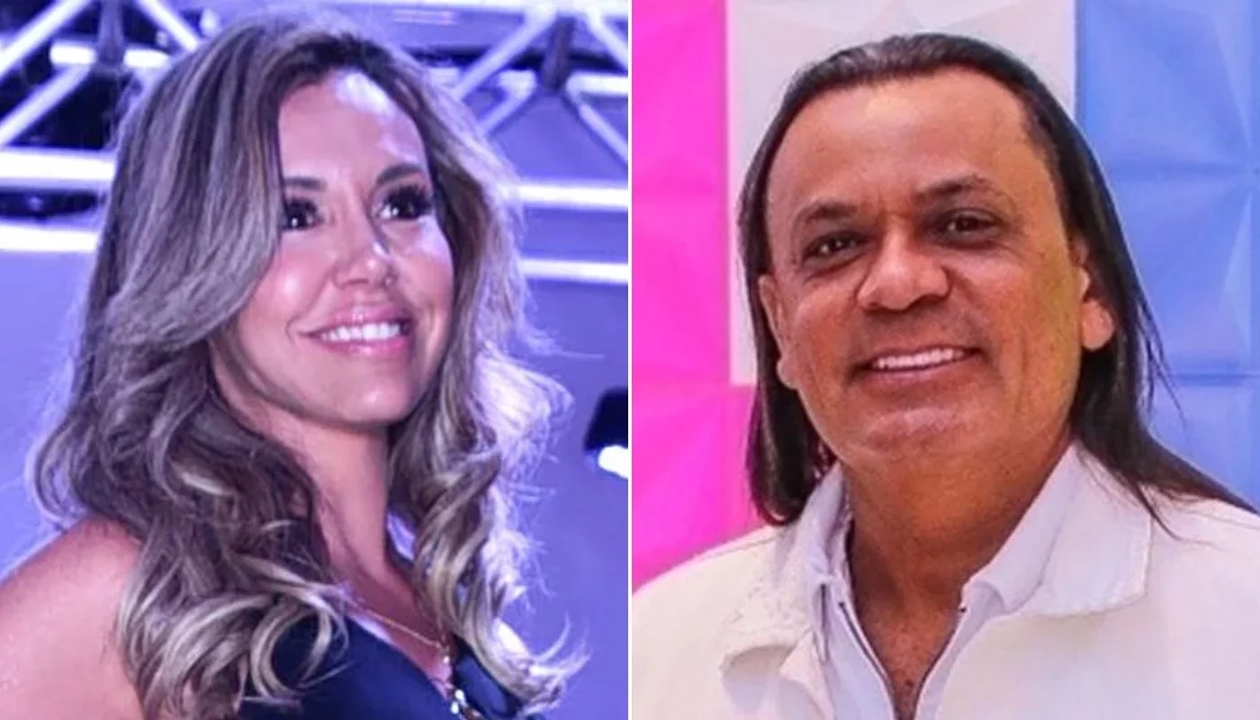 Renata Banhara e Frank Aguiar
