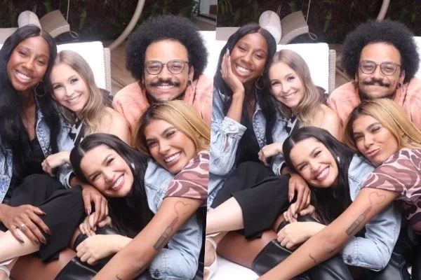 Carla, Pocah, Camilla, João e Juliette