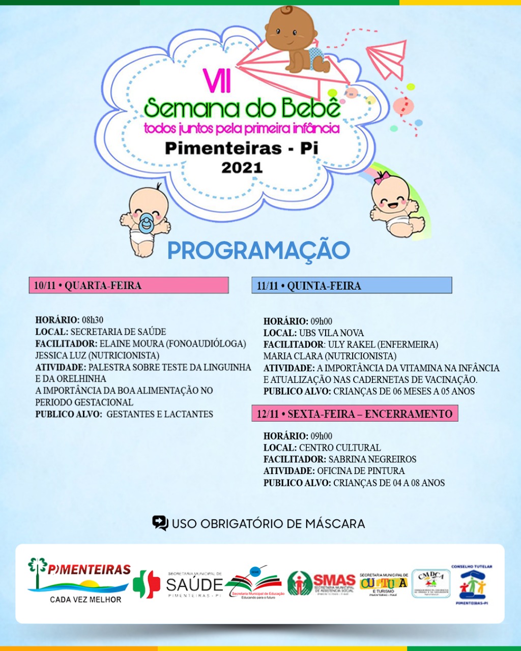 Prefeitura divulga programação da Semana do Bebê  - Imagem 2