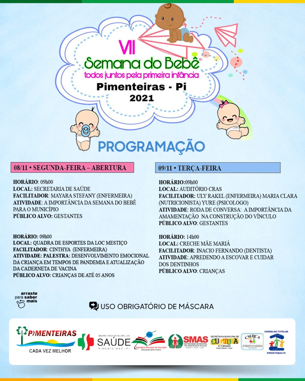Prefeitura divulga programação da Semana do Bebê  - Imagem 1
