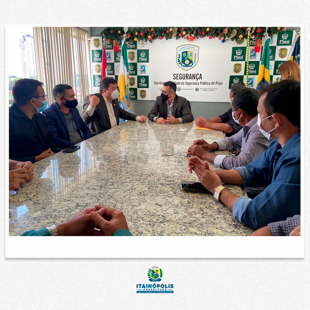Prefeito Miguel e Lideranças se reúnem com Sec. de Seg. Pública RUBENS P. - Imagem 4