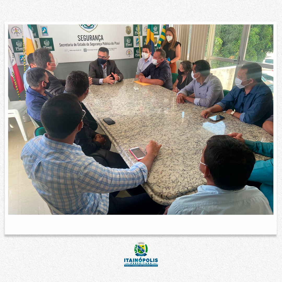 Prefeito Miguel e Lideranças se reúnem com Sec. de Seg. Pública RUBENS P. - Imagem 6