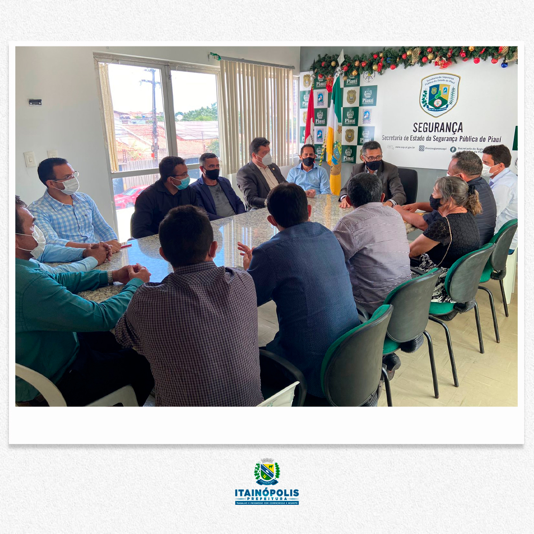Prefeito Miguel e Lideranças se reúnem com Sec. de Seg. Pública RUBENS P. - Imagem 5