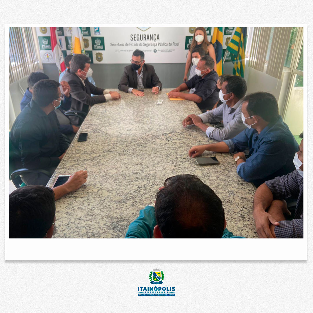 Prefeito Miguel e Lideranças se reúnem com Sec. de Seg. Pública RUBENS P. - Imagem 7