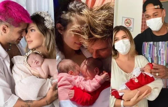 Bebês de 2021: Confira a lista dos famosos que tiveram filhos esse ano 