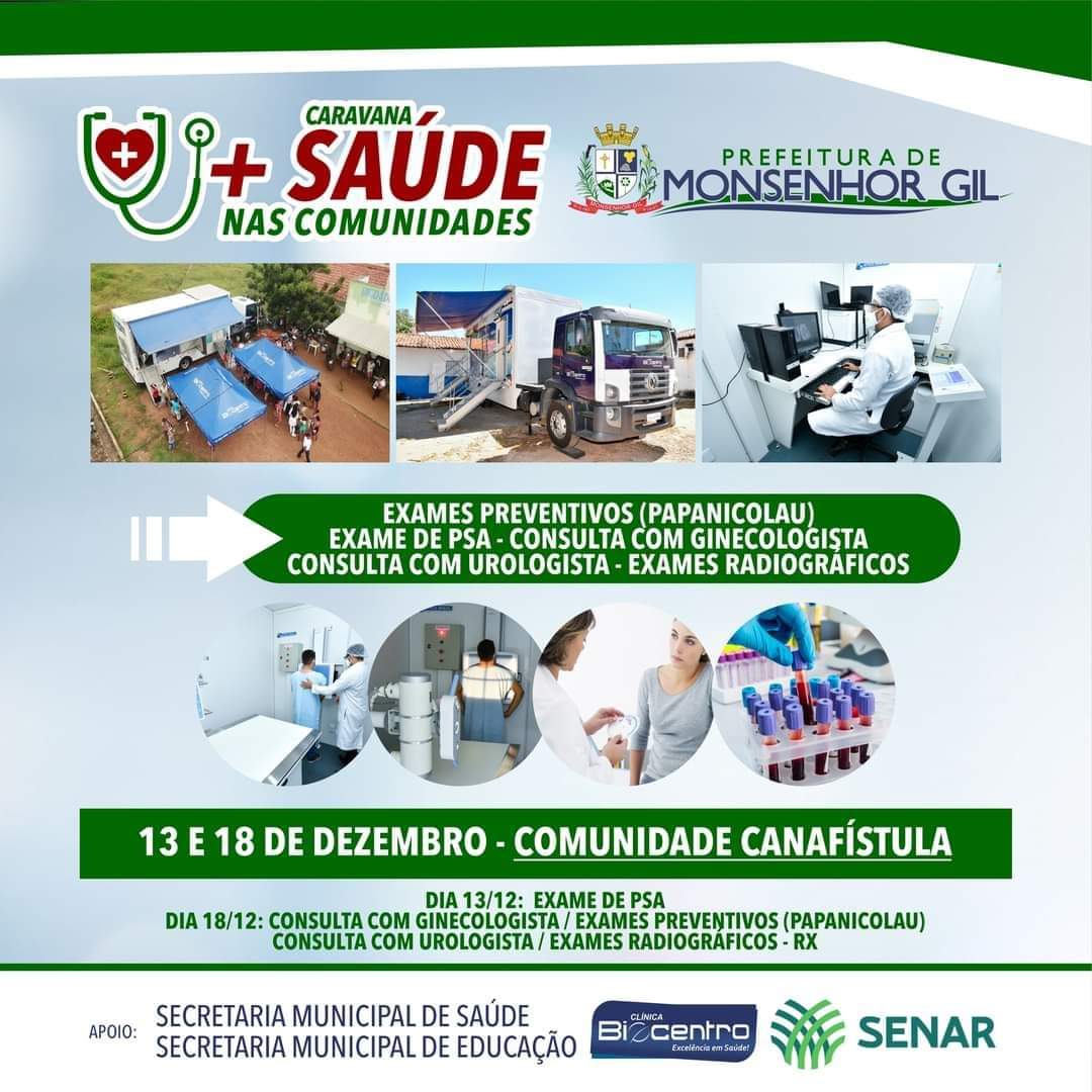 Prefeitura de Monsenhor Gil levando saúde mais próximo da população - Imagem 2