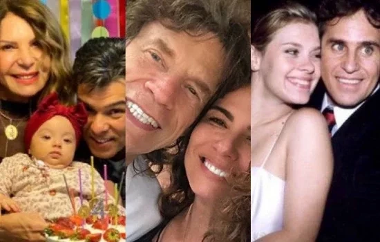 Confira lista de famosos que têm filhos juntos e você não lembrava; fotos