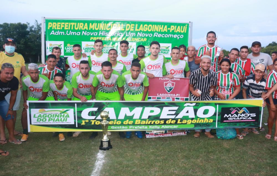 Fluminense é Campeão do Torneio de Bairros em Lagoinha