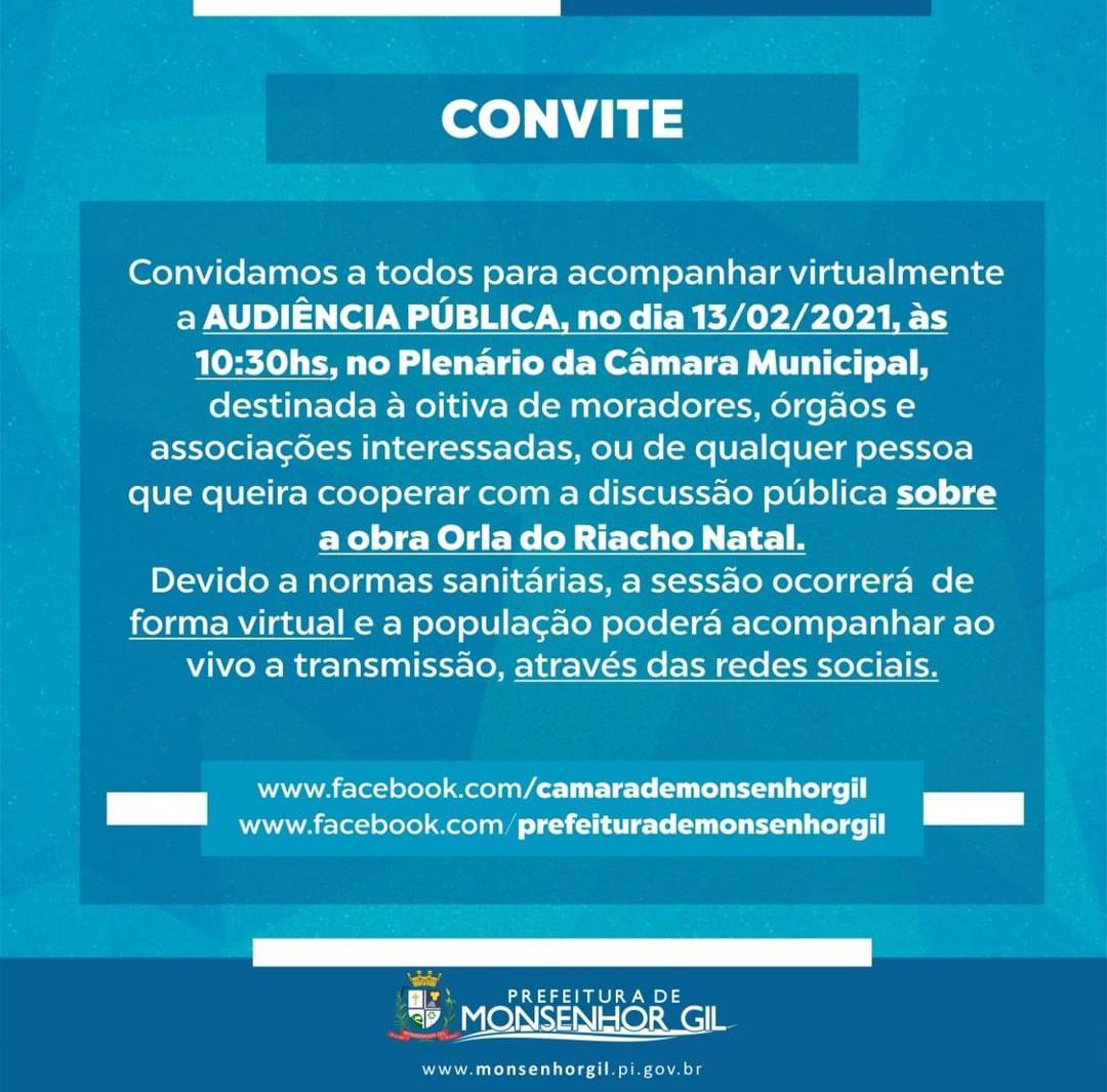 Resultado da Audiência Pública sobre a Construção da Orla em Monsenhor Gil traz cenário de indefinição - Imagem 2