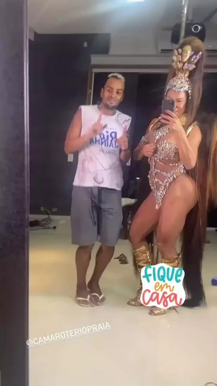 Gracyanne Barbosa usa fantasia para celebrar Carnaval em casa; fotos - imagem 33449