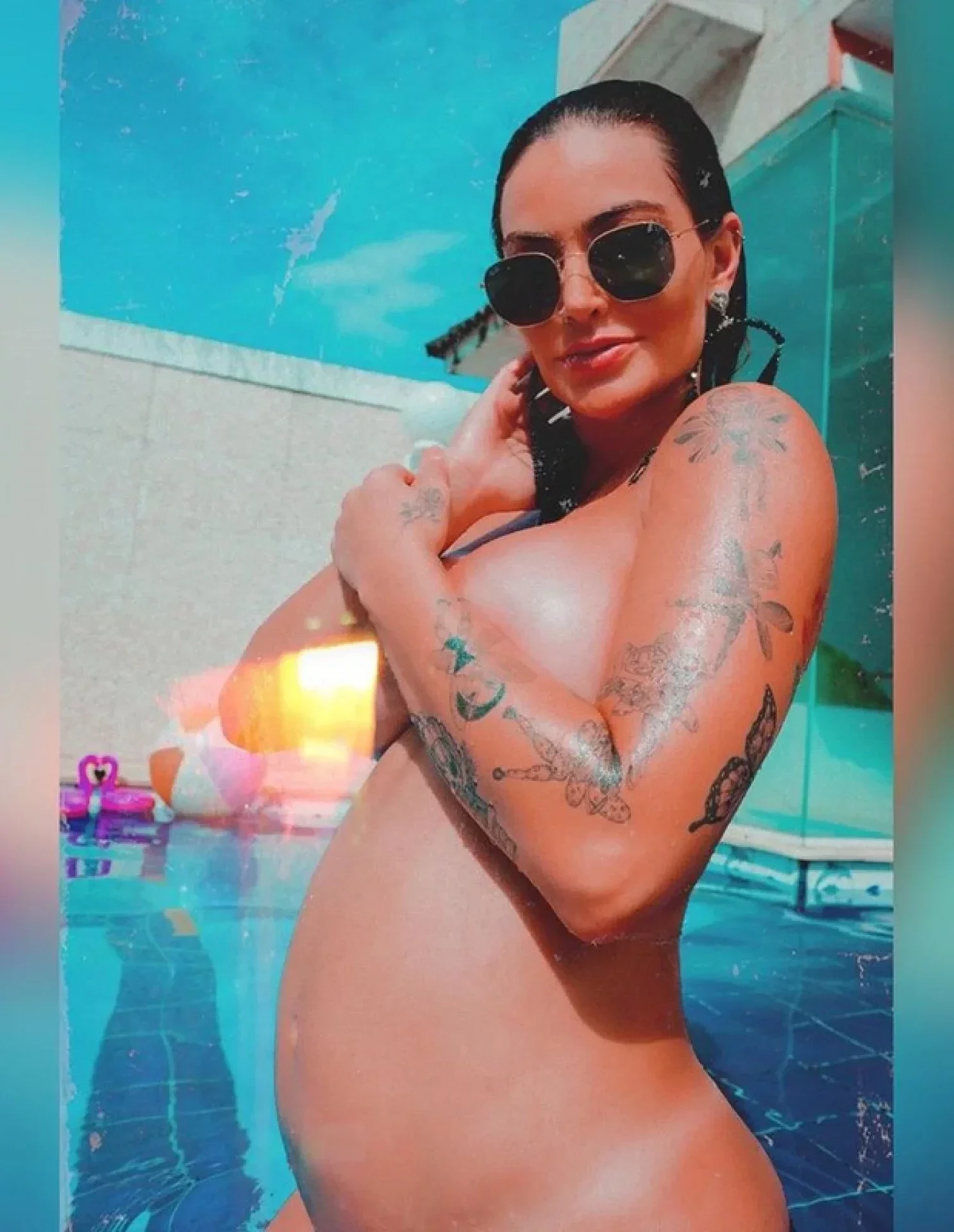 Laura Keller mostra antes e depois de perder 14 quilos após gravidez - imagem 33523