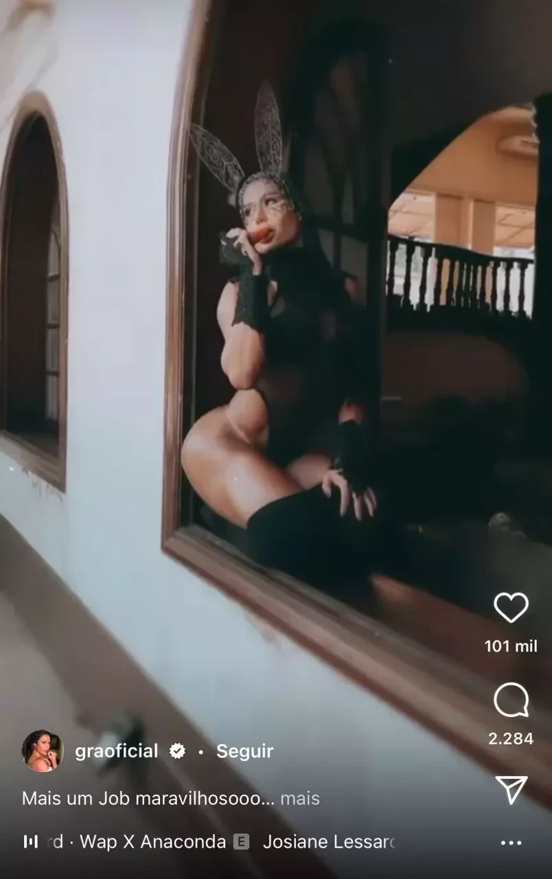 Sem calcinha e vestida de coelha, Gracyanne Barbosa faz ensaio sexy - imagem 35060