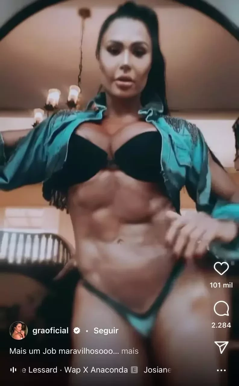 Sem calcinha e vestida de coelha, Gracyanne Barbosa faz ensaio sexy - imagem 35063