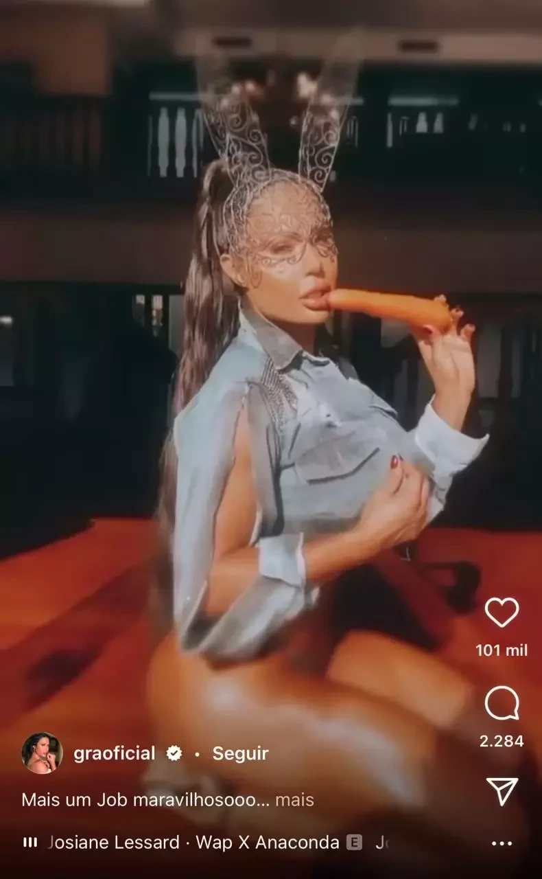 Sem calcinha e vestida de coelha, Gracyanne Barbosa faz ensaio sexy - imagem 35061