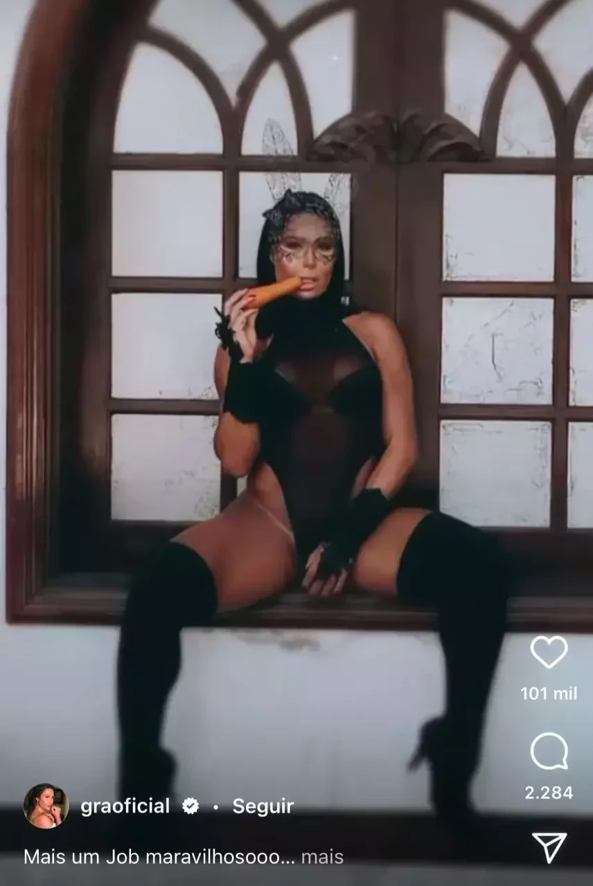 Sem calcinha e vestida de coelha, Gracyanne Barbosa faz ensaio sexy - imagem 35059