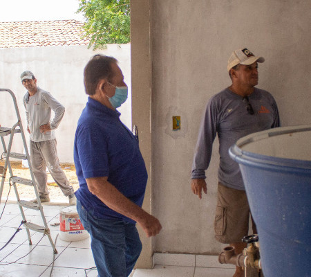 Prefeito de Uruçuí Wagner Coelho visita obras na zona rural