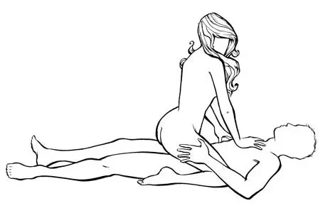 Posição para liderança feminina no sexo: Vaqueira (cowgirl) <