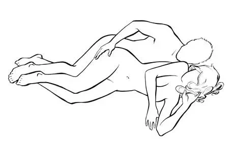 Posição para o orgasmo feminino: de lado