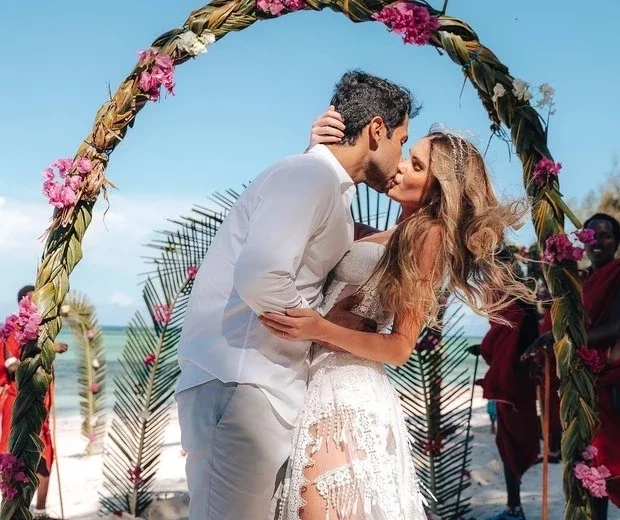 Em lua de mel, modelo Bárbara Evans se casa pela segunda vez  - imagem 36002