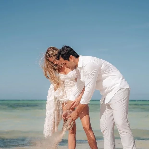 Em lua de mel, modelo Bárbara Evans se casa pela segunda vez  - imagem 36006