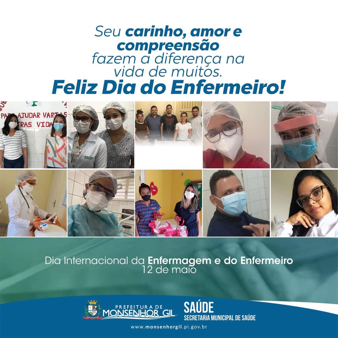 Prefeitura de Monsenhor Gil saúda seus “Super Heróis”, os enfermeiros - Imagem 1