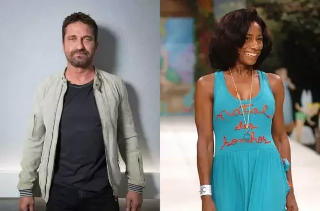 Gerard Butler e Glória Maria