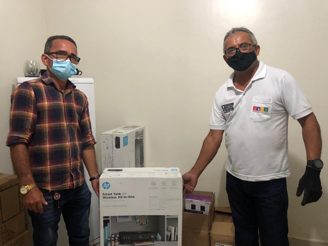 Equipamentos de informáticas entregues a secretaria de saúde de PimenteirasEquipamentos de informáticas entregues a secretaria de saúde de Pimenteiras