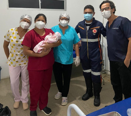 Nasceu depois de muitos anos um bebê no HMNSC em Luis Correia