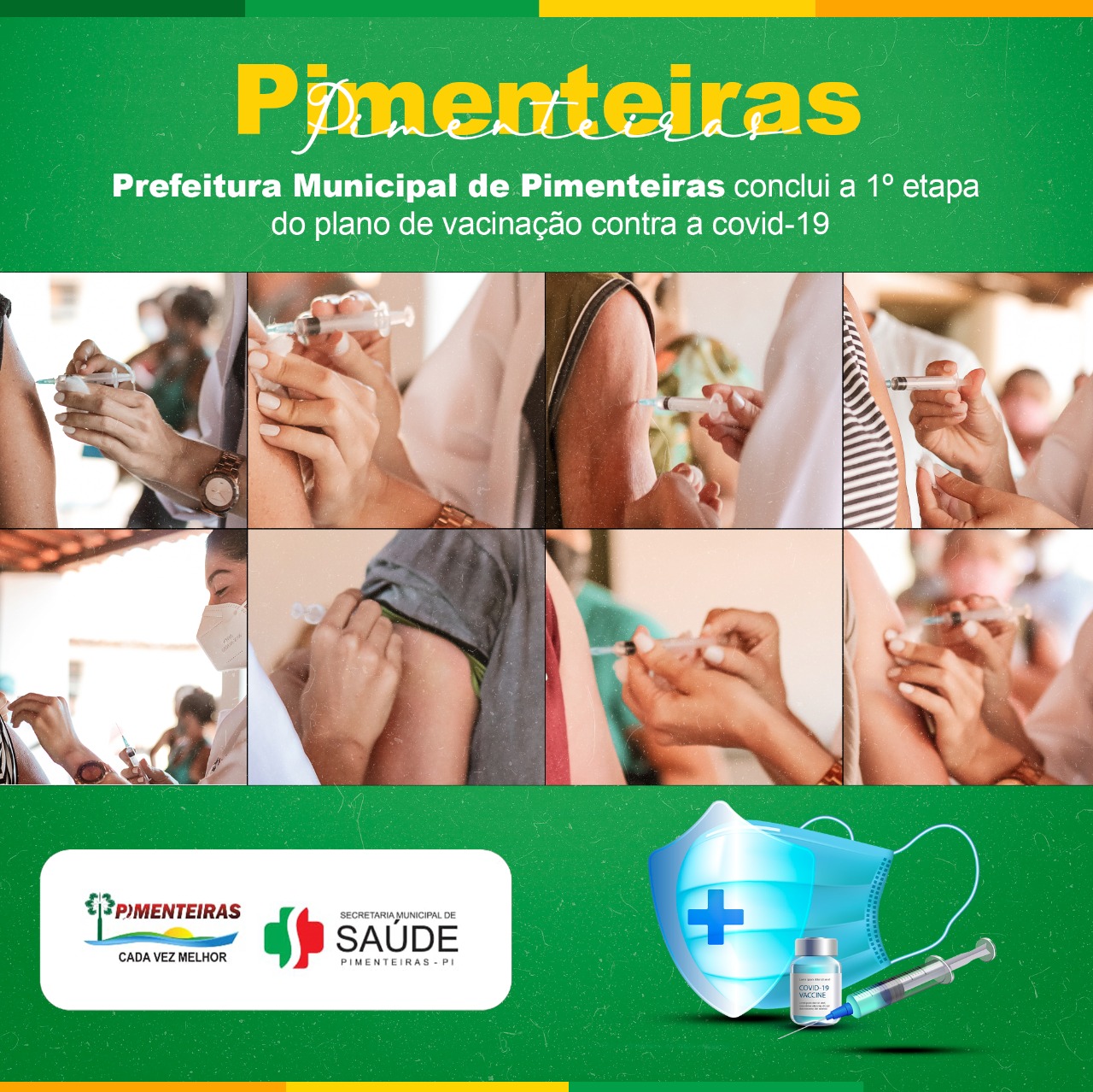 Pimenteiras é a primeira cidade na região do Vale do Sambito a alcançar a marca