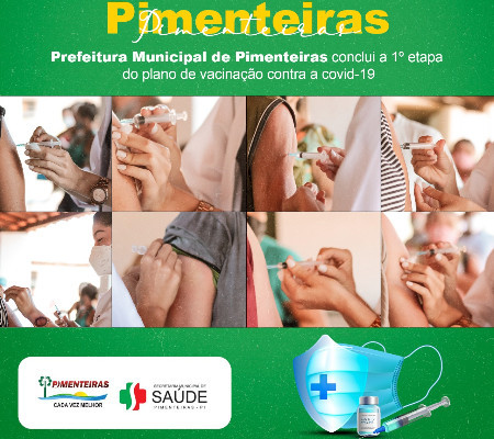 Prefeitura de Pimenteiras conclui 1ª fase da vacinação contra a Covid-19