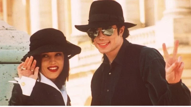 Lisa Marie Presley  e Michael Jackson